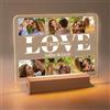FolHaoth Lampada Personalizzata con Foto Nome Testo Data Lampada Spotify Personalizzata Regalo Personalizzatto con Foto Idea Regalo per Natale Compleanno Fidanzati san Valentino Anniversario Festa Mamma Papà