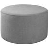 ELYSYSRL Rotondo Copri Pouf Elasticizzato Fodera Velluto Grande 50X50 80x80 80x65 Ottomano Cover Fodera Poggiapiedi per Divano Jacquard Antiscivolo Cover Sgabello Copertura Protettiva per Ottomana ( Color : @1