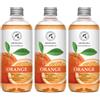 AROMATIKA trust the power of nature Set Ricarica Diffusore Arancio con Olio Essenziale 3x500ml - Fragranza per la Casa Fresca - Deodorante per Ambienti - Fragranza Naturale Intensa e Duratura - Aromaterapia - Reed Diffuser Refill Orange