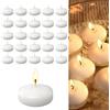 Shirene Candele Tealight Bianche,20 pezzi 3,7 cm Candele Grande in Paraffina,Lunga Durata di Fuoco Fino a 1.5 Ore,Fumo & Odore per Matrimonio,Decorazione Romantica,Decorazione Tavolo,Candele gGalleggianti