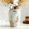 Aisamco Vaso da fiori in ceramica, altezza 21 cm, vaso per fiori, vaso decorativo in terracotta per decorazione della casa, pavimento, cucina, sala da pranzo, scrivania, mensola, caffè