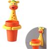 Nizirioo Portaspazzolino per bambini, portaspazzolino con tazza, portaspazzolino senza foratura, portaspazzolino da parete, simpatico portaspazzolino per neonati e bambini (dolce REH)