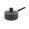 Russell Hobbs RH02840EU7 - Pentola antiaderente da 18 cm, padella a induzione, coperchio in vetro temperato e sfiato per vapore, ad alte prestazioni, facile da pulire, piccola/senza olio, manico