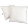BEFA NATUR - prodotto in Germania, cuscino in piume 50x50 cm con 100% piume, adatto per allergici (Nomite), certificato Öko-Tex 100 Classe 1, standard EN 12934, Downpass (4 pezzi)
