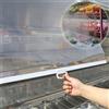 ZHUOZ1T Tende a Rullo Trasparente con Fori,Tende Avvolgibili Traspirante,Mantieniti Fresco,per Frigorifero del Supermercato Armadi Alimenti Cotti,Personalizzabile,Larghezza x Altezza (60x100cm)