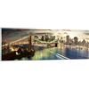 ARTTOR Quadro su Vetro 160x50cm Stampe da Parete in Vetro America Architettura New York Grandi XXL Decorazione Murale Camera da Letto Cucina 1 pezzo Quadri Moderni Soggiorno Immagini Wall Art GAB160x50-0226