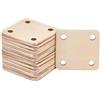 BENECREAT Carta per Tessitura Quadrata Da 24 pz, 49.5x49.5mm 4 Fori Telaio Carte Strumenti di Tessitura Fatti A Mano per Telaio Forniture per Tessitura Tablet Telaio per Tessitura Forniture