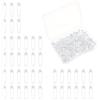 KIMHOME 120 spille da balia, 1,8 cm, resistenti alla ruggine, durevoli, per artigianato, cucito e cura del bambino (bianco)