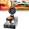 Dfdieratve Panini Press Brioche Burger Scaldabagno Commerciale, Gelato Panini Ciambella Ciambella Macchina per Pan, Scaldabagno Elettrico Gelato Brioche Burger Maker
