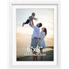 EYMPEU Cornice 15x20,Cornice Foto da Tavolo e Parete,Cornice Foto in PVC, 1 Pezzo Bianco
