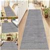 HaeBnug Tappeto Antiscivolo per Corridoio, Tappeto Passatoia Cucina 100 x 300 cm Grigio Tappeto per corridoio Lavabile in Lavatrice Tappeti Runner Ingresso Tappeto Lungo per Cucina Bagn e Soggiorno
