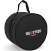 OUUTMEE Tom Drum Bag For Tom 12x10/12x9/13x11, 10mm di spessore imbottito custodia da viaggio