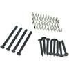 Kaish Set di viti per montaggio di Humbucker Pickup U.S.A/Imperial Thread Nero