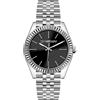 FREDDY Orologio da Polso Donna Joy, Joy Orologio da Donna Cinturino in Acciaio, Cassa Tonda 30 mm - Silver e Nero