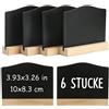 DONQL 6 Pezzi Mini Lavagna Piccola,10 x 7.2cm Lavagnette Segnaposto con Cavalletto,Mini Lavagna da Tavolo,Lavagnette per Buffet Numeri Ristorante Matrimoni Feste Cartellini Alimentari (6)
