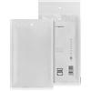 LOGIC PACK 25 Buste Postali Imbottite B2 140 x 225 mm Autosigillanti in Carta e Pluriball Bianco per formato DIN A6