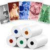 Neuytiky 5 Rotoli Carta Termica Macchina Fotografica Bambini,5 Colori 57x25mm Rullino Fotografico per la Maggior Macchina Fotografica Bambini Istantanea,Ricambio Rullino per Fotocamera HD senza BPA
