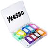 Yoosso 20 Portachiavi Scrivibili Colorati Con Anello, 10 Colori