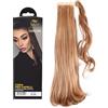 JaDy Coda per Capelli in Fibra Sintetica - Leggera, Morbida e Naturale (CODA EMILIA 68CM CON VELCRO - COLORE 613/27 BIONDO CHIARO)