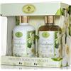 Saponificio Artigianale Fiorentino Cofanetto Gardenia con Sapone Mani 500 ml + Bagnodoccia 500 ml