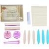 Generico Kit Per Manicure Giapponese, Kit Professionale Per La Lucidatura E La Levigatura Delle Unghie Con Tampone Lucidante Per Pedicure, Strumenti Per Manicure Nutrienti E Dalla Lucentezza Naturale
