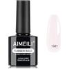 AIMEILI Base Rubber Colorate Smalto Gel Rinforzante Unghie UV 15 ml - 1321