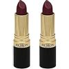 Revlon Super Lustrous Rossetto 4,2 g - 850 Plum Velour, confezione da 2