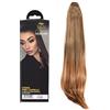 JaDy Coda per Capelli in Fibra Sintetica - Leggera, Morbida e Naturale (CODA BEATRICE 70CM FISSAGGIO CON PINZA - COLORE 613/27 BIONDO CHIARO)