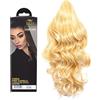 JaDy Coda per Capelli in Fibra Sintetica - Leggera, Morbida e Naturale (CODA VIVIANA 55CM FISSAGGIO CON PINZA - COLORE 2 CASTANO)