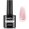 AIMEILI Smalto Gel Gelatina Semipermanente Jelly Gel Polish 15ml - 1335