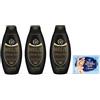 Generico 3x BREEZE BlackOud Doccia Shampoo e Bagnoschiuma,deterge efficacemente corpo e capelli 400ml + 1 Busta di Talco Felce Azzurra in omaggio da 100g