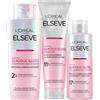 L'Oreal Paris L'Oréal Paris - Routine completa per capelli opachi - Shampoo + districante + cura della laminazione - Acido glicolico - Senza solfati - Elseve Glycolic Gloss - 3 prodotti