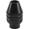 Teron Mandrino per trapano per utensile rotante senza chiave regolabile a 3 ganasce M8 Gambo lungo 0.3-3.2mm Gamma di serraggio per smerigliatrice 9,4g