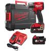 Milwaukee M18 FMTIW2F38 Fuel 18v Cordless Brushless 3/8 Avvitatore a percussione 2 x 5ah Li-ion