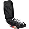 Relaxdays Set di Bocce da Gioco, 8 Sfere in Acciaio con Boccino in Legno, Mis...