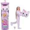 Barbie Cutie Reveal, bambola con accessori, serie Coccole Gattino con 10 sorpres