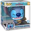 Funko POP! Jumbo: Stitch - With Ukele - Lilo And Stitch - Figura in Vinile da Co