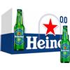 Heineken Birra Heineken 0.0 Analcolica, Cassa con 24 Bottiglie da 33cl, Birra Lager Analcolica a Bassa Fermentazione, Gusto Bilanciato con Fresche Note Fruttate e Maltate, Corpo Morbido, Gradazione 0,0% Vol