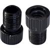 cyclingcolors 2x Adattatore da Presta a Schrader bike valvola adaptor alluminio convertitore bicicletta camera d'aria pneumatico compressore, nero