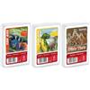 ASS Altenburger Spielkarten Ass Altenburger - Set di 3 giochi al quartetto e al quartetto di selvaggina composto da 1° Top Ass Dinosauro, 2° Top Ass Animali selvatici