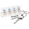 Generico Portachiavi A Forma Di Tastiera, Portachiavi Fidget Tastiera A 4 Pulsanti, Tastiere Meccaniche Giocattolo Clicker, Pulsante Tastieras Antistress Giocattolo, Per Ufficio, Scuola, Casa E Viaggi
