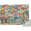 gHjKIZxCvBn Case Colorate Puzzle 1000 Pezzi Carta per Adulti Vista Cittadina Puzzle per Famiglia Relax Regalo Casa 52x38cm/1000pcs