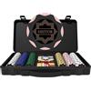 HEITOK Set Fiches Poker Clay Composite 300 pz 14g con valigetta
