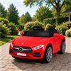 ORYXEARTH Auto elettrica per bambini, 6 V, con telecomando da 2,4 G, clacson, musica Bluetooth, USB e batteria al piombo-acido AGM, motori da 25 W, 2-5 km/h, per bambini da 3 a 6 anni, colore rosso