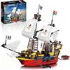 Sosuy Costruzioni per Bambini Nave Pirata, Brigantino Redbeard's Revenge Giocattoli Ragazzi 8+, Regali di Natale Compleanno Ragazzi Bambini Ragazze Teen Adulti 928 PZ