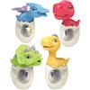 Takingup 4 Pezzi di Dinosauro Giochi d'Acqua per Acqua all'aperto Squirter per Bambini, Spiaggia Estiva, Piscina, bomboniere, Pistole per Bambini, Squirter