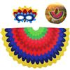 AffeGifts Costume da Fata Pappagallo, Colorful Bird Wings per Bambini Parrot Wings Bambini Parrot Cape con Parrot Mask per 3-8 Anni Bambini Vestire Cosplay Party Abiti di Halloween (blu navy)