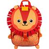 L'Ecole des Tann's La Scuola, arancione, Petit sac à dos de 18,50 cm, Il Leone
