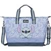 Undercover - weekender Stitch - borsa da viaggio con motivo - ampio scomparto principale con piccola tasca con zip - 2 manici per il trasporto e tracolla