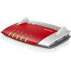 FRITZ! Box 5490, 802.11g, router dual-band (2,4 GHz / 5 GHz), connessione Ethernet, colore grigio, rosso, router da tavolo